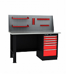 Верстак промышленный однотумбовый ATLAS CT1500Z-L-B411-Р